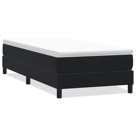Vidaxl boxspring zonder matras fluweel zwart 100x210 cm