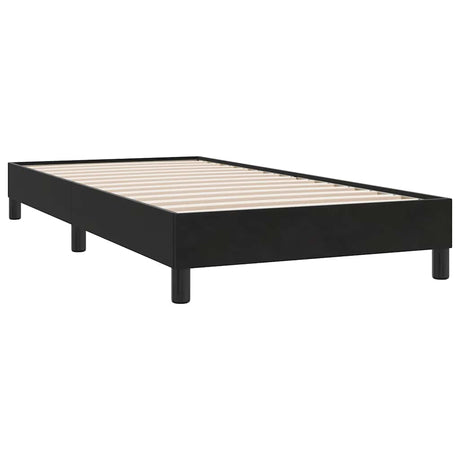 Vidaxl boxspring zonder matras fluweel zwart 100x210 cm