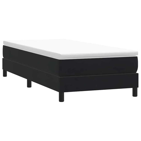 Vidaxl boxspring zonder matras fluweel zwart 100x210 cm
