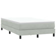 Vidaxl boxspring zonder matras fluweel lichtgrijs 120x210 cm