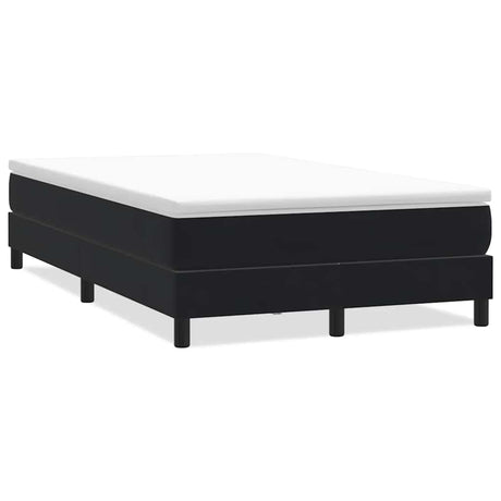 Vidaxl boxspring zonder matras fluweel zwart 120x210 cm