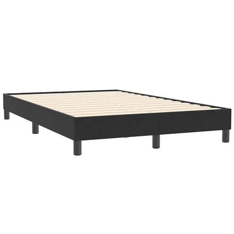 Vidaxl boxspring zonder matras fluweel zwart 120x210 cm
