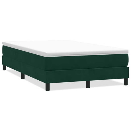 Vidaxl boxspring zonder matras fluweel donkergroen 120x210 cm