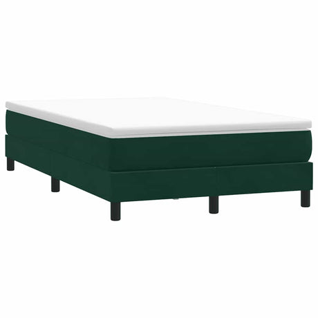 Vidaxl boxspring zonder matras fluweel donkergroen 120x210 cm