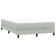 Vidaxl boxspring zonder matras fluweel lichtgrijs 160x210 cm