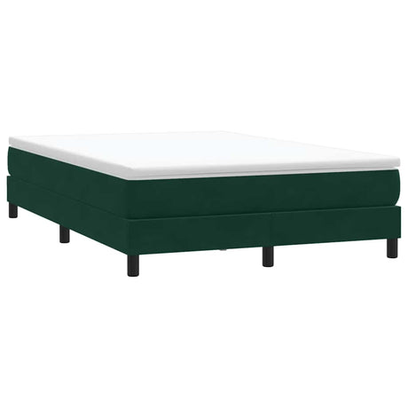 Vidaxl boxspring zonder matras fluweel donkergroen 160x210 cm
