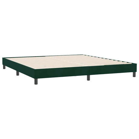 Vidaxl boxspring zonder matras fluweel donkergroen 180x210 cm