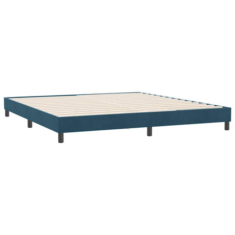 Vidaxl boxspring zonder matras fluweel donkerblauw 180x210 cm