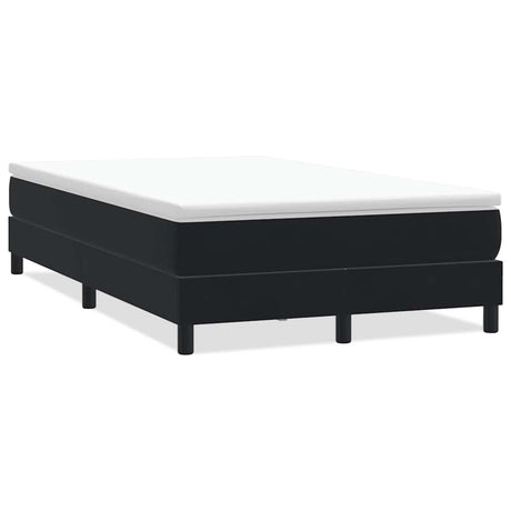 Vidaxl boxspring zonder matras fluweel zwart 120x220 cm