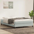 Vidaxl boxspring zonder matras fluweel lichtgrijs 140x220 cm