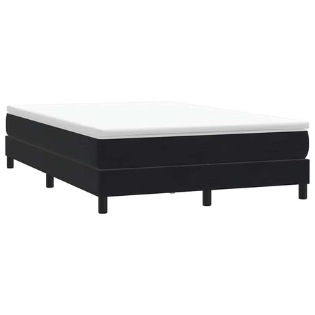 Vidaxl boxspring zonder matras fluweel zwart 140x220 cm
