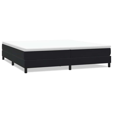 Vidaxl boxspring zonder matras fluweel zwart 200x220 cm