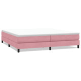 Vidaxl boxspring zonder matras fluweel roze 200x220 cm