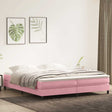 Vidaxl boxspring zonder matras fluweel roze 200x220 cm