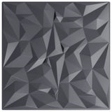 Vidaxx 12 Stück Wandpaneele Amethyst 3 m² 50x50 cm XPS Grau