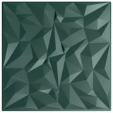 Vidaxx 24 Stück Wandpaneele Amethyst 6 m² 50x50 cm XPS grün