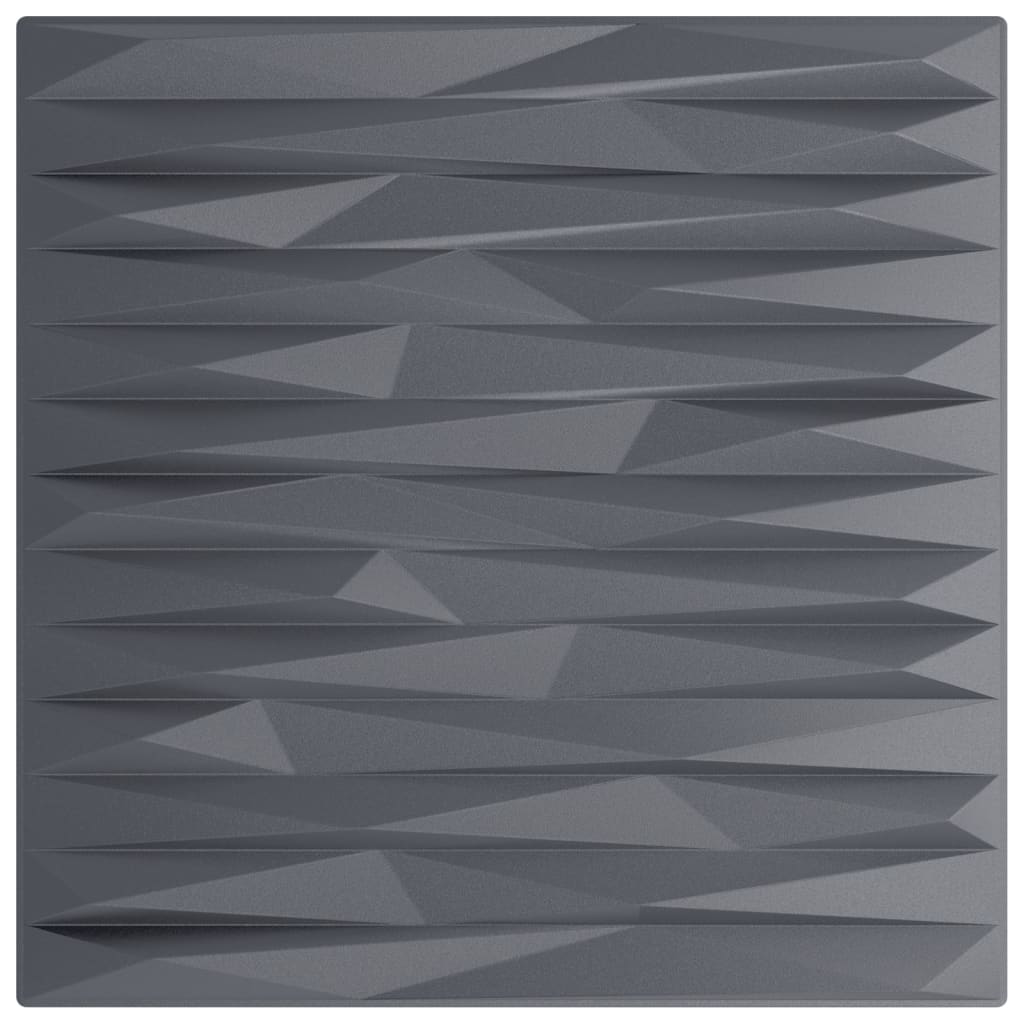 Vidaxx 12 Stück Wandpaneele Stein 3 m² 50x50 cm XPS grau