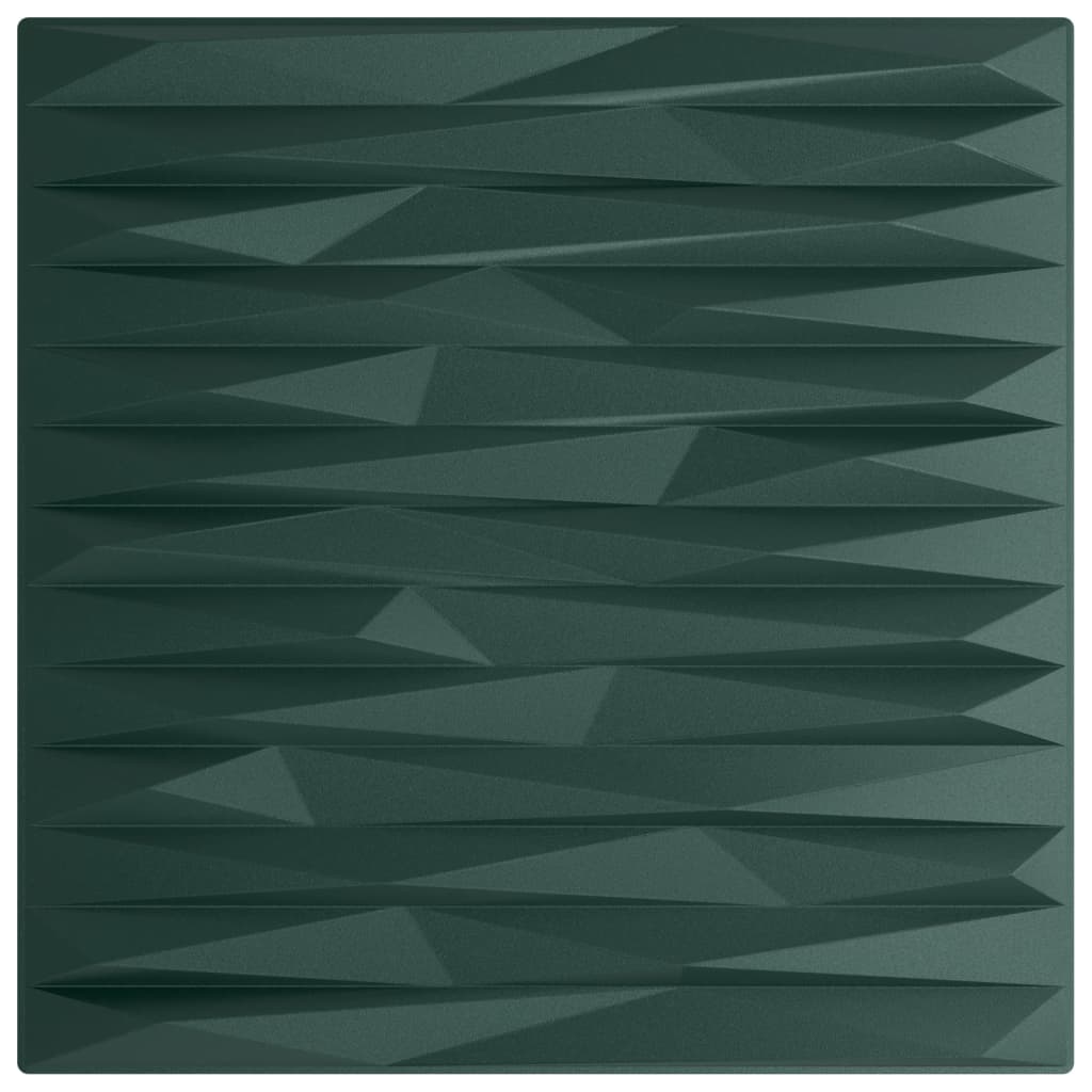 Vidaxx 12 Stück Wandpaneele Stein 3 m² 50x50 cm XPS grün