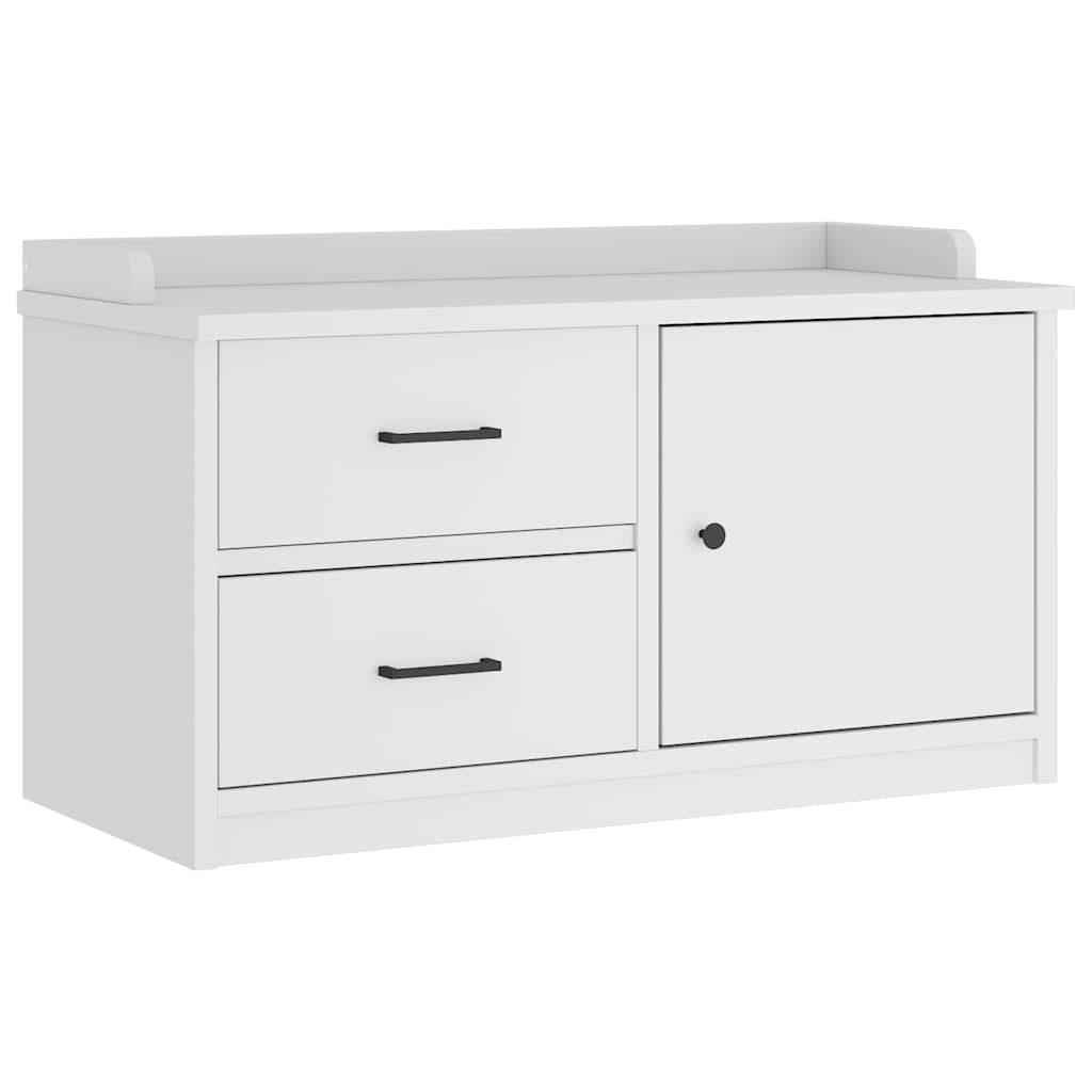 Vidaxl gangbankje sandnes wit 87x40x50 cm massief grenenhout