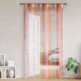 Vidaxl koordgordijnen 2 st veelkleurig 140x250 cm