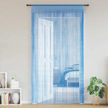 Vidaxl koordgordijnen 2 st 140x250 cm lichtblauw