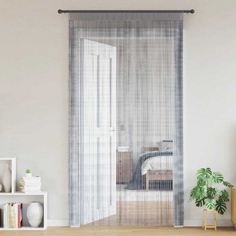 Vidaxl koordgordijnen 2 st 100x250 cm lichtgrijs
