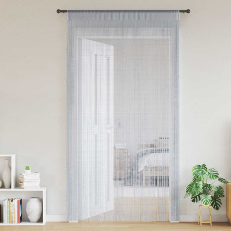Vidaxl koordgordijnen 2 st 100x250 cm lichtgrijs