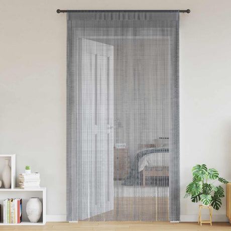 Vidaxl draadgordijnen 2 stuks antraciet 140x250 cm