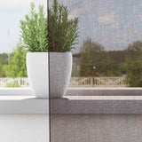 Vidaxl gordijnen voile met doorvoertules 2 st 140x175 cm bruin