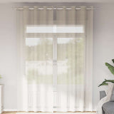 Vidaxl gordijnen voile met doorvoertules 2 st 140x300 cm crème