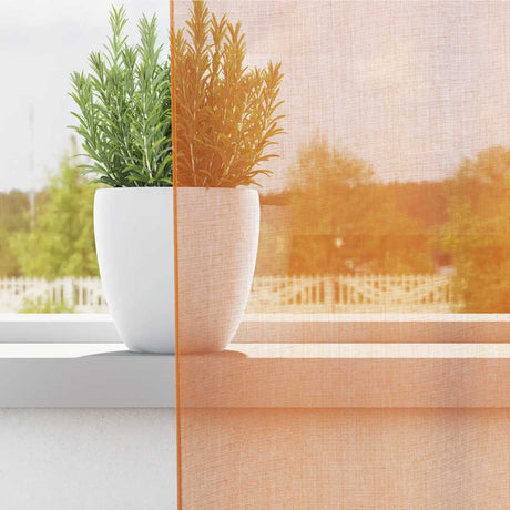 Vidaxl gordijnen met lus 2 st 140x225 cm oranje