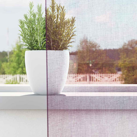 Vidaxl gordijnen met lussen 2 st paars 140x140 cm