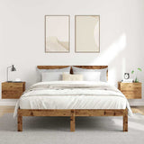Vidaxl nachtkastjes 2 st wandgemonteerd 40x32x30 cm oud houtkleurig