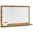 Vidaxl badkamerspiegelkast 60x11x37 cm bewerkt hout artisanaal eiken