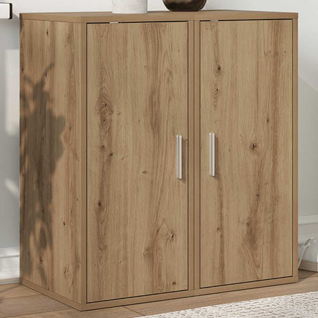 Vidaxx Schuhschränke 2 Stück 32x35x70 cm handgefertigtes Holz aus handwerklicher Eiche
