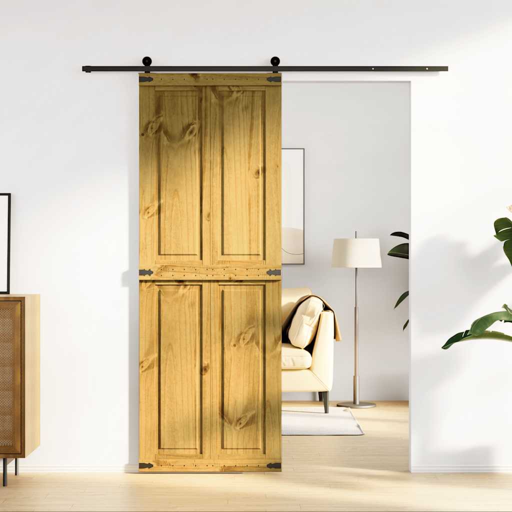 Vidaxx Schiebetür Corona 70x210 cm massives Kiefernholz