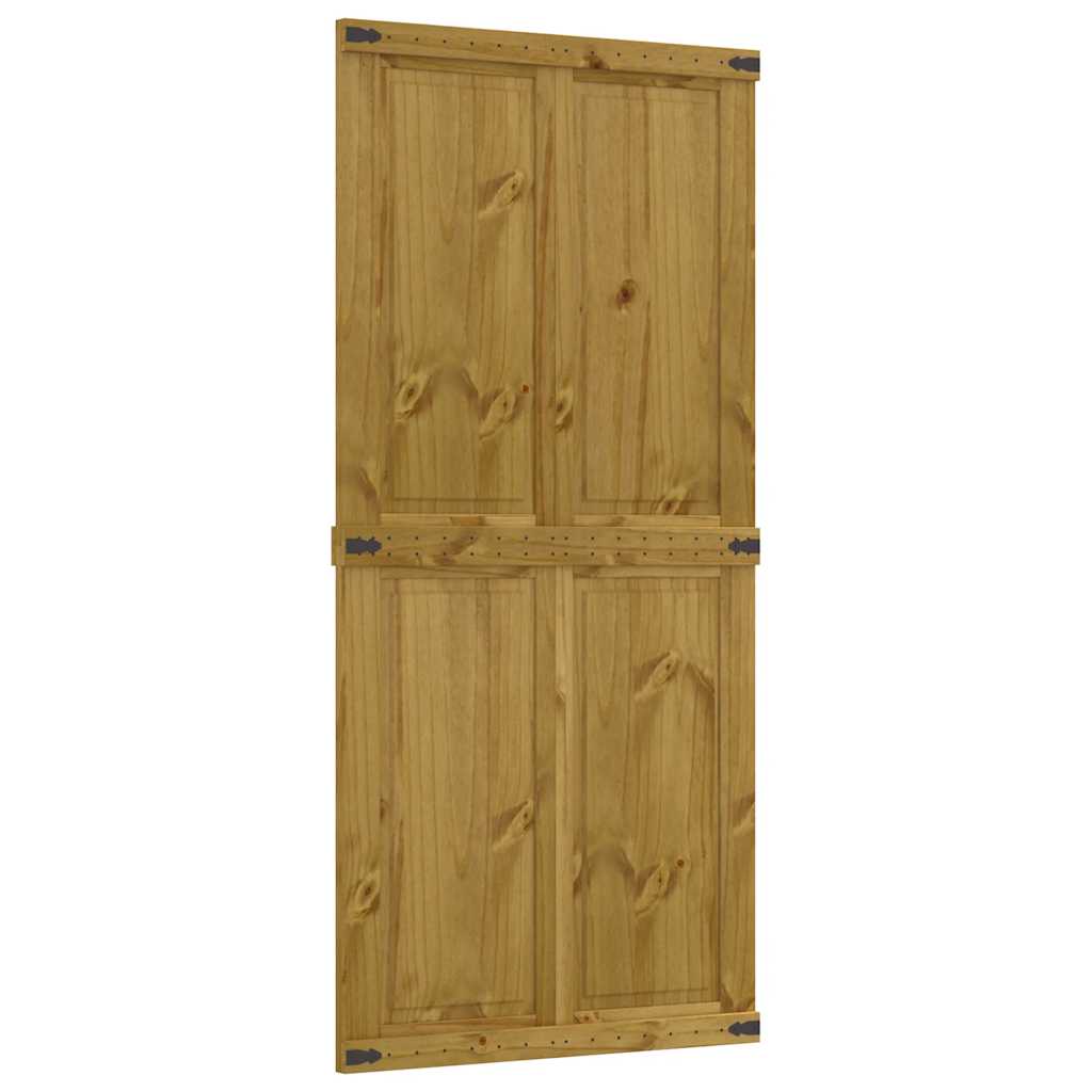 Vidaxx Schiebetür Corona 90x210 cm massives Kiefernholz