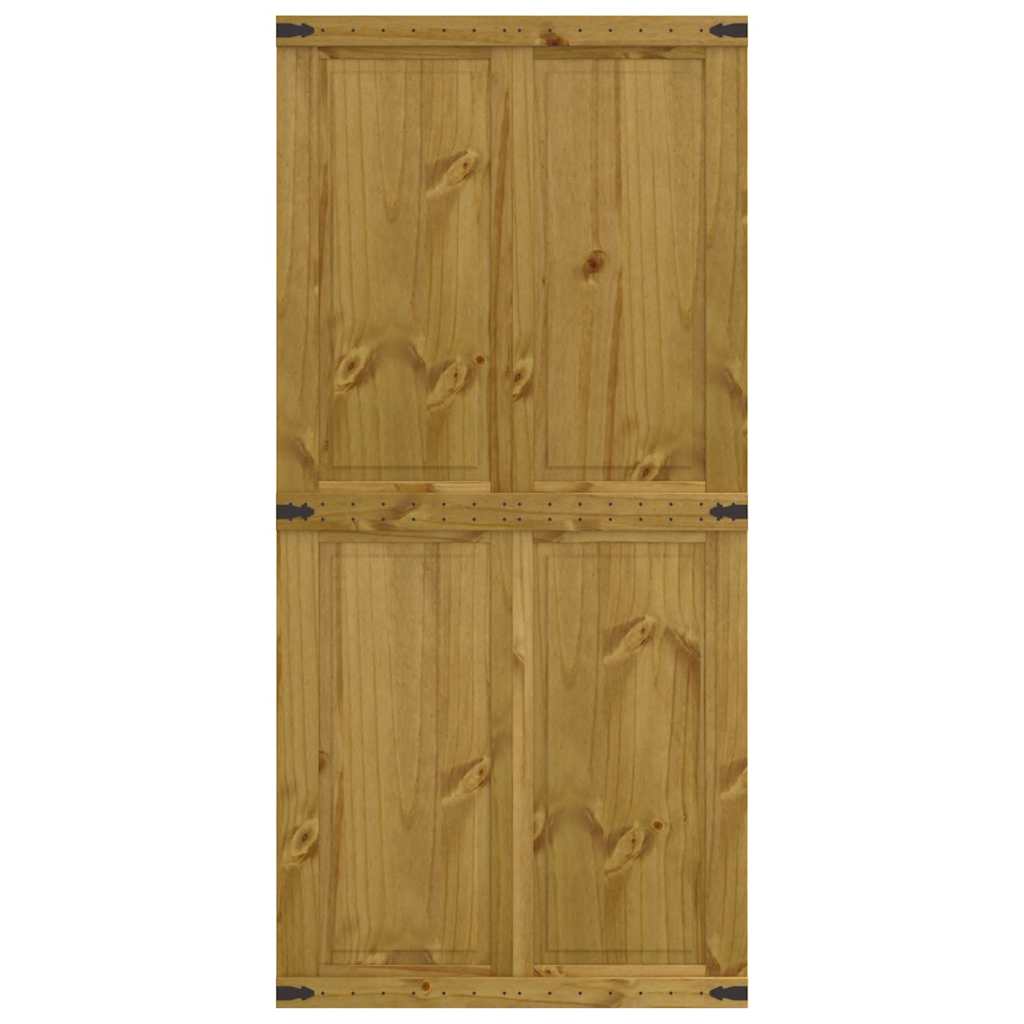 Vidaxx Schiebetür Corona 90x210 cm massives Kiefernholz