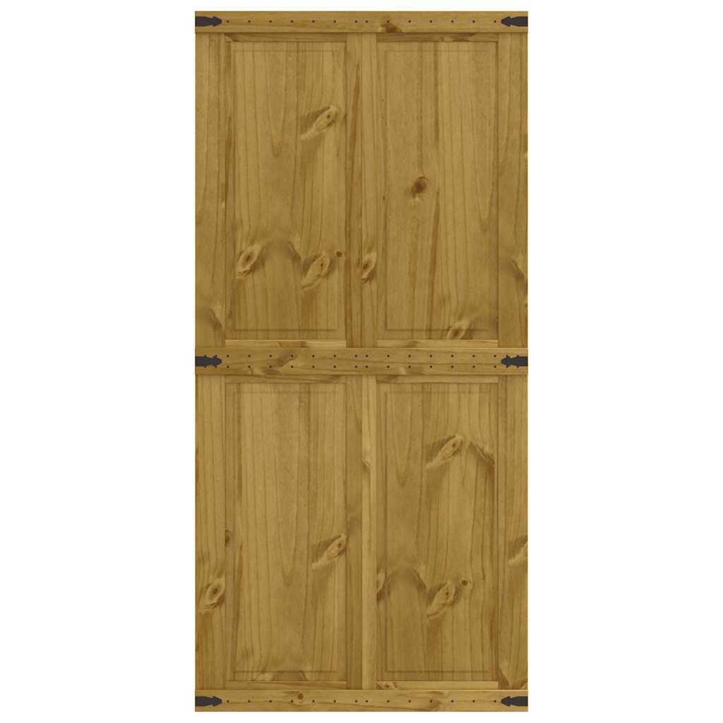 Vidaxx Schiebetür Corona 100x210 cm massives Kiefernholz