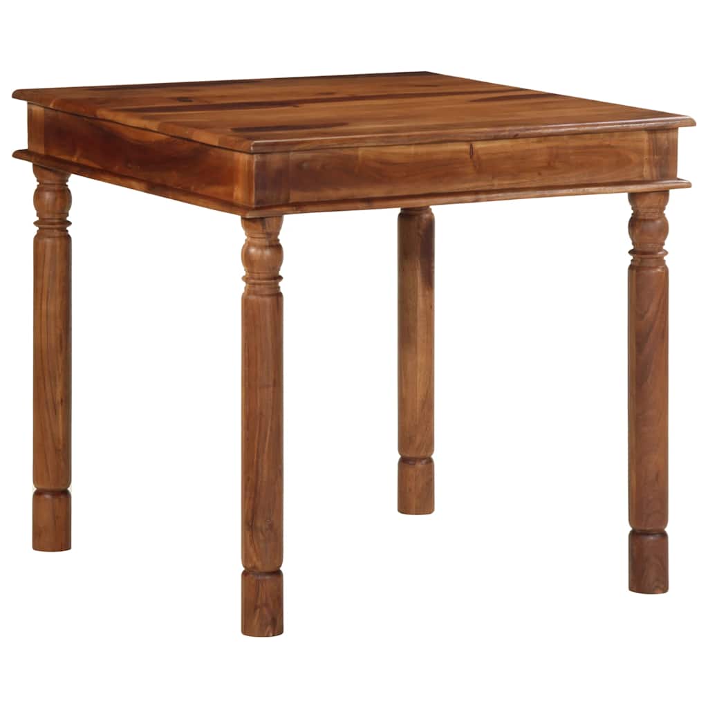 Vidaxl eettafel 80x80x77 cm massief acaciahout