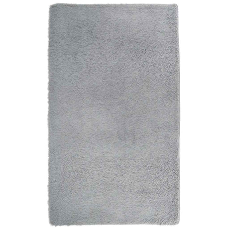 Vidaxl hoogpolig vloerkleed navarra 60x100 cm polyester lichtgrijs