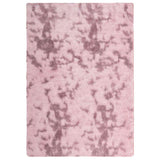 Vidaxl hoogpolig vloerkleed navarra 160x230 cm polyester stoffig roze