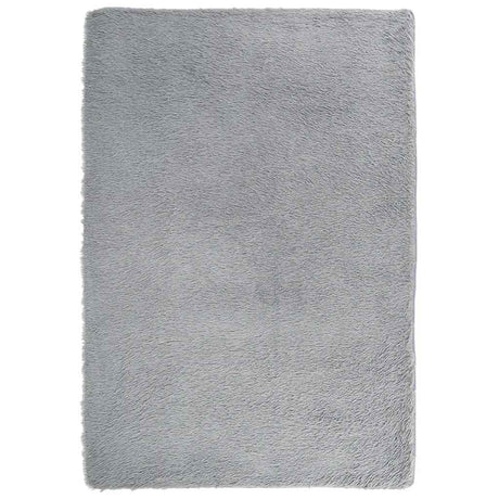 Vidaxl hoogpolig vloerkleed navarra 200x290 cm polyester lichtgrijs