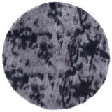 Vidaxl hoogpolig vloerkleed navarra 160x160 cm polyester donkergrijs