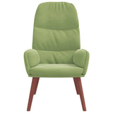 Vidaxl relaxstoel fluweel lichtgroen