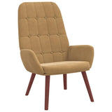 Vidaxl relaxstoel fluweel bruin