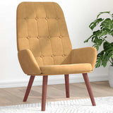 Vidaxl relaxstoel fluweel bruin