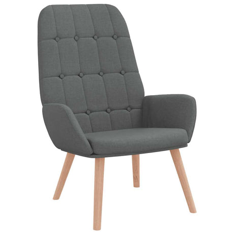 Vidaxl relaxstoel stof donkergrijs