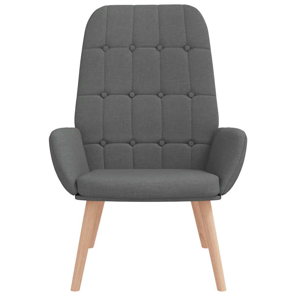 Vidaxl relaxstoel stof donkergrijs