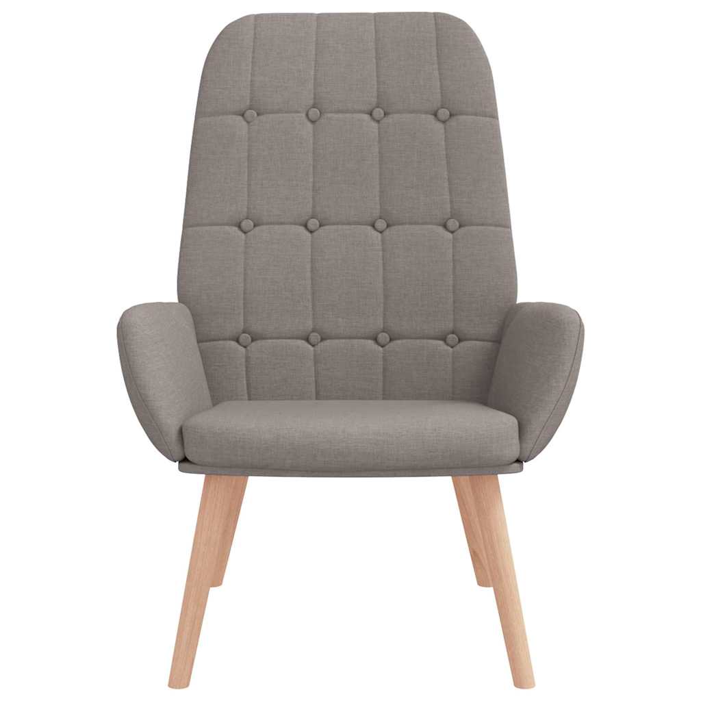 Vidaxl relaxstoel stof taupe